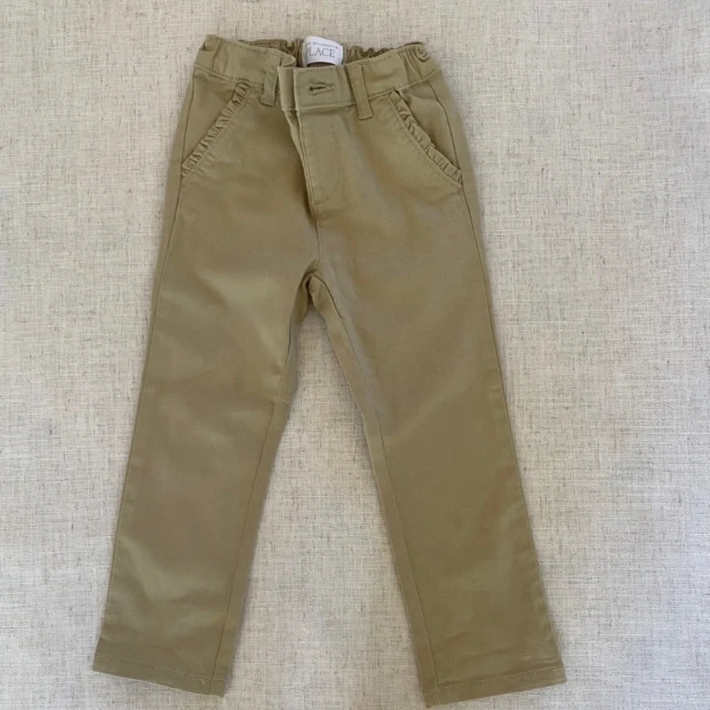 The Children's Place Khaki Tan Stretch Pants
